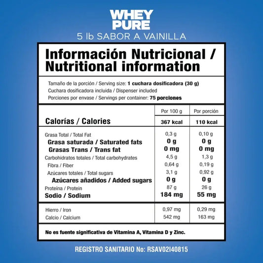 Whey pure 5 LBS