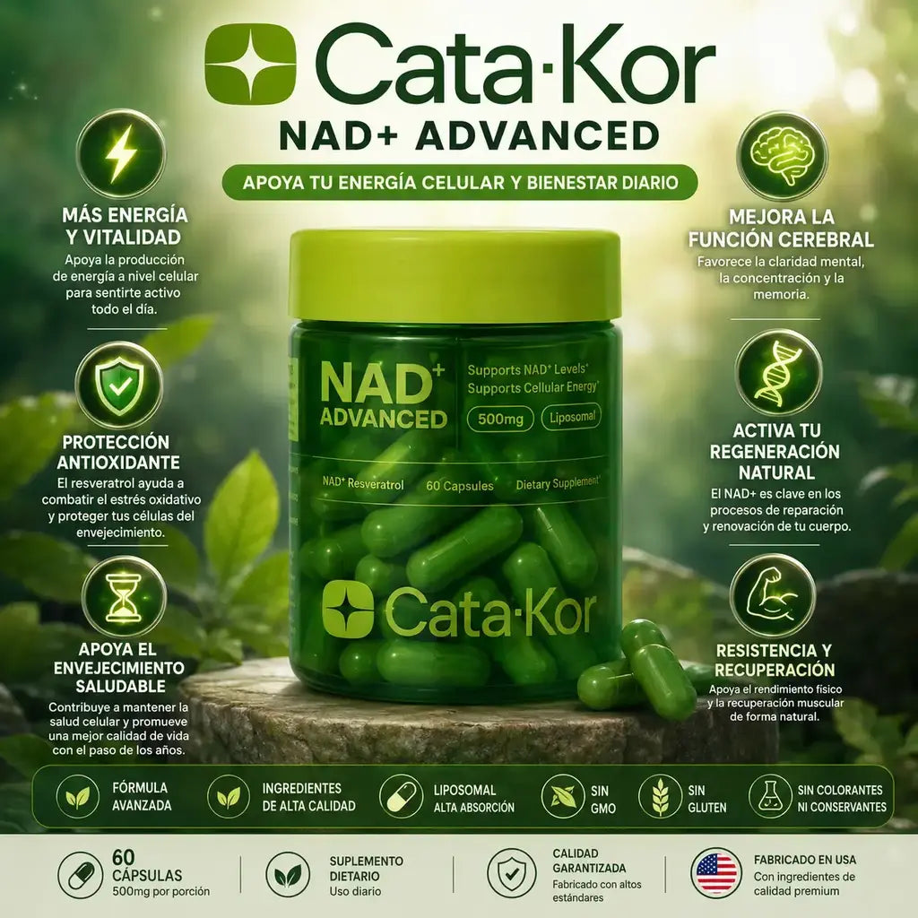 Cata kor nad + liposomal con resveratrol