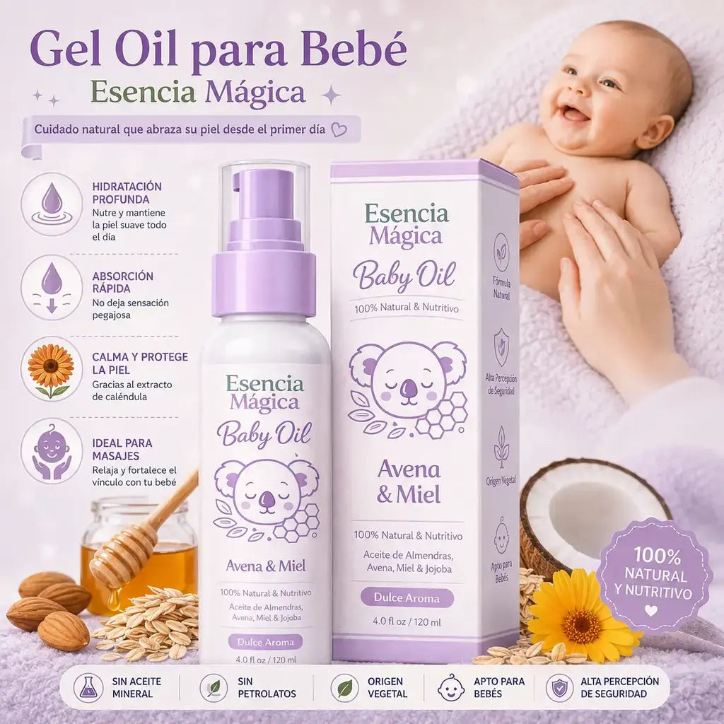Aceite hidratante para bebés esencia mágica