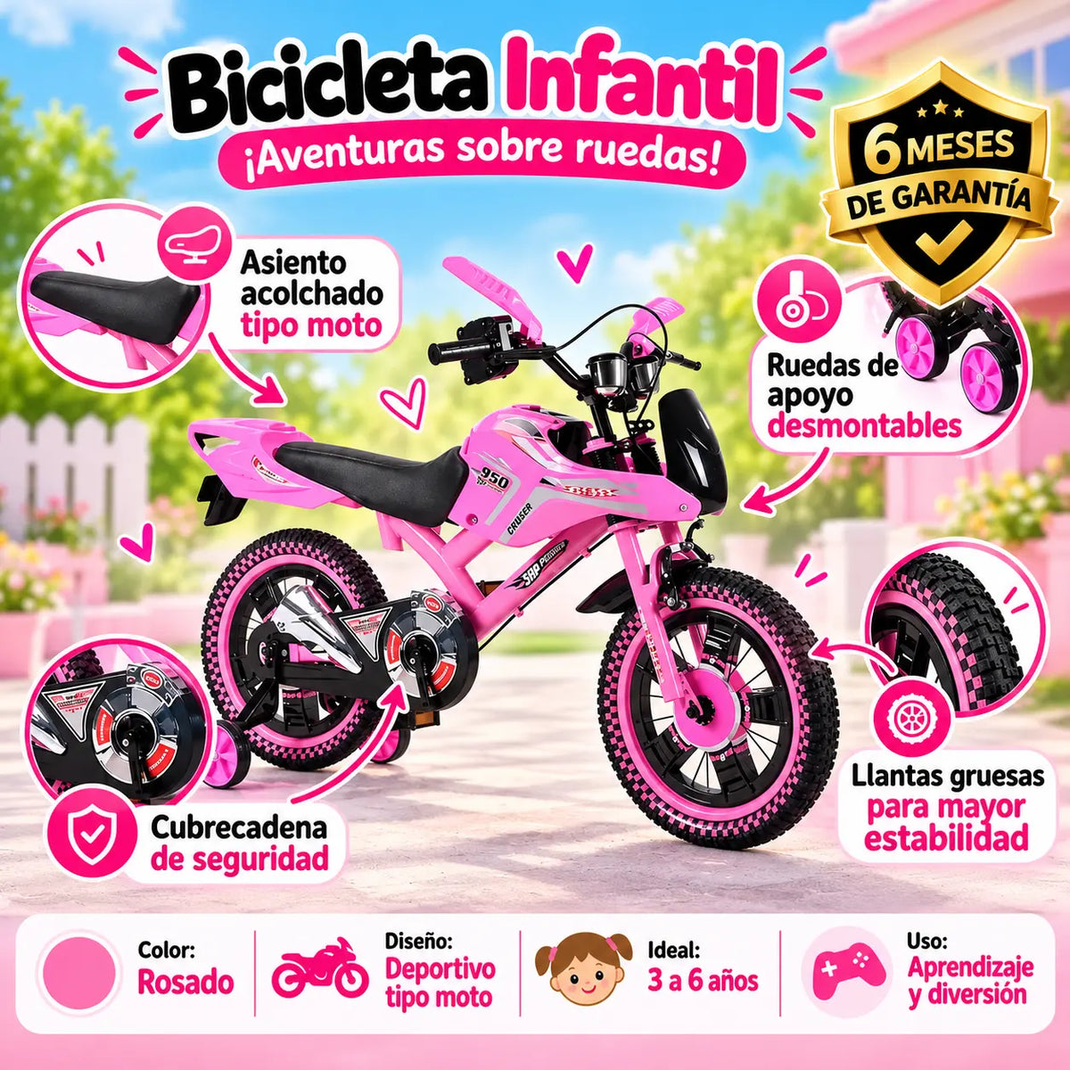 Bicimoto RIN 16 careta