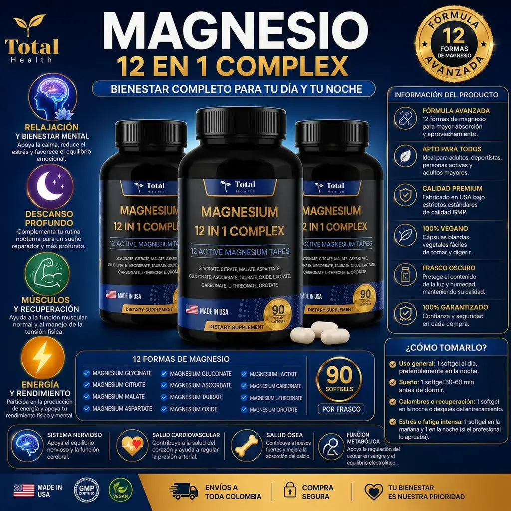 Magnesio 12 en 1 complex