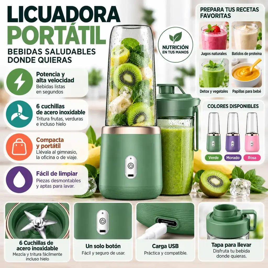 Licuadora doble vaso
