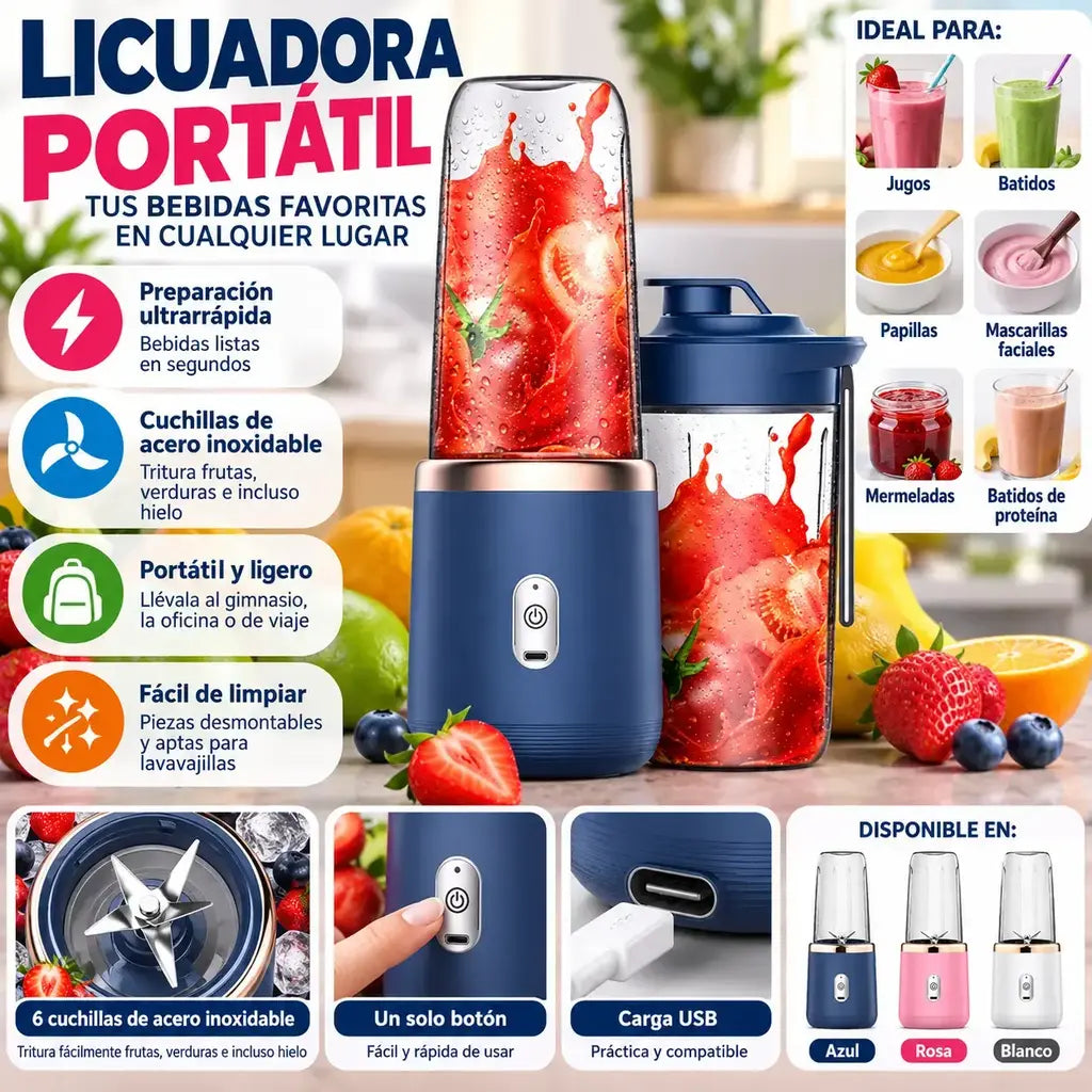 Licuadora doble vaso