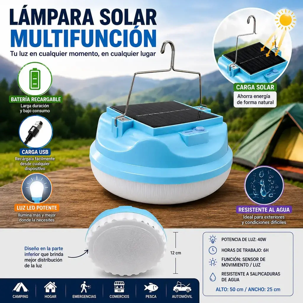 Kit lámpara solar