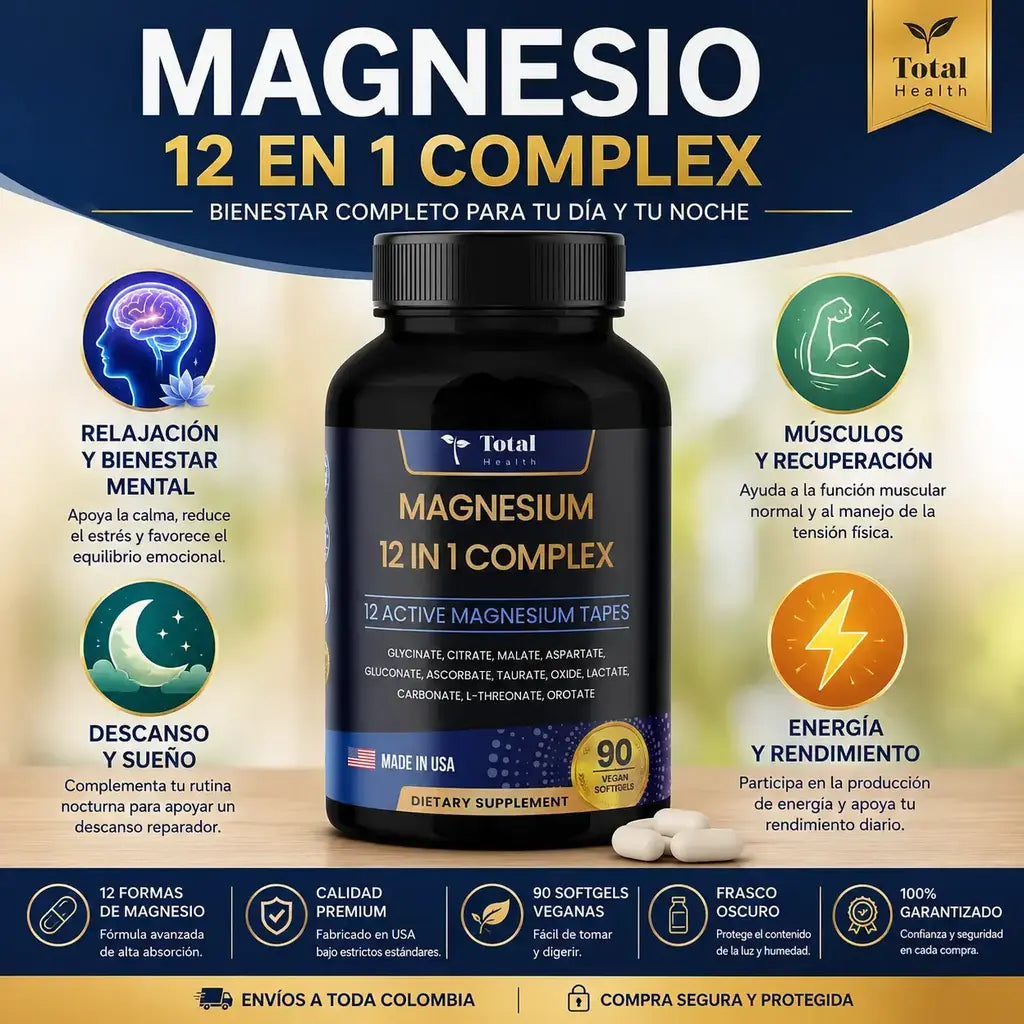 Magnesio 12 en 1 complex