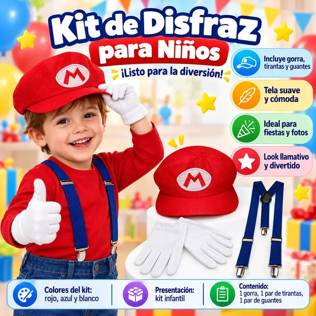 DIisfraz de mario bross
