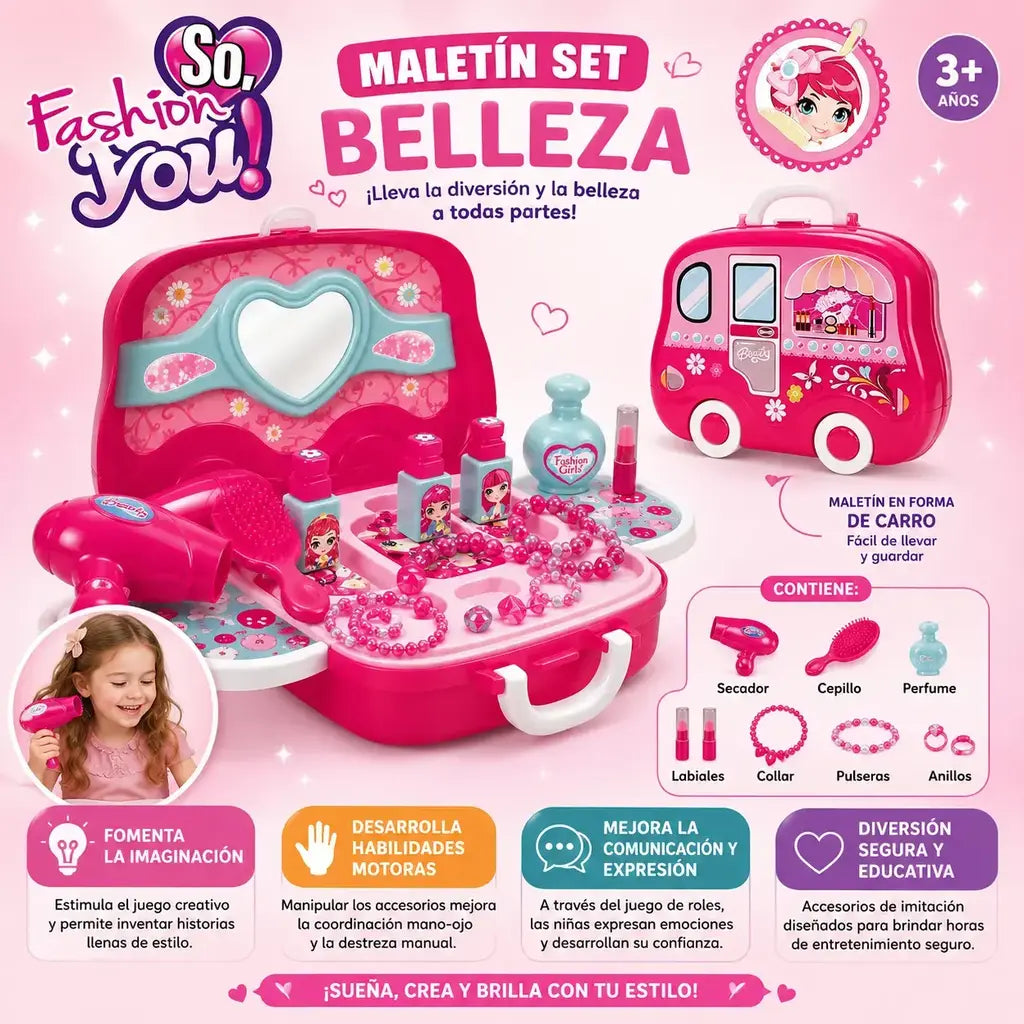 Maletín set de belleza