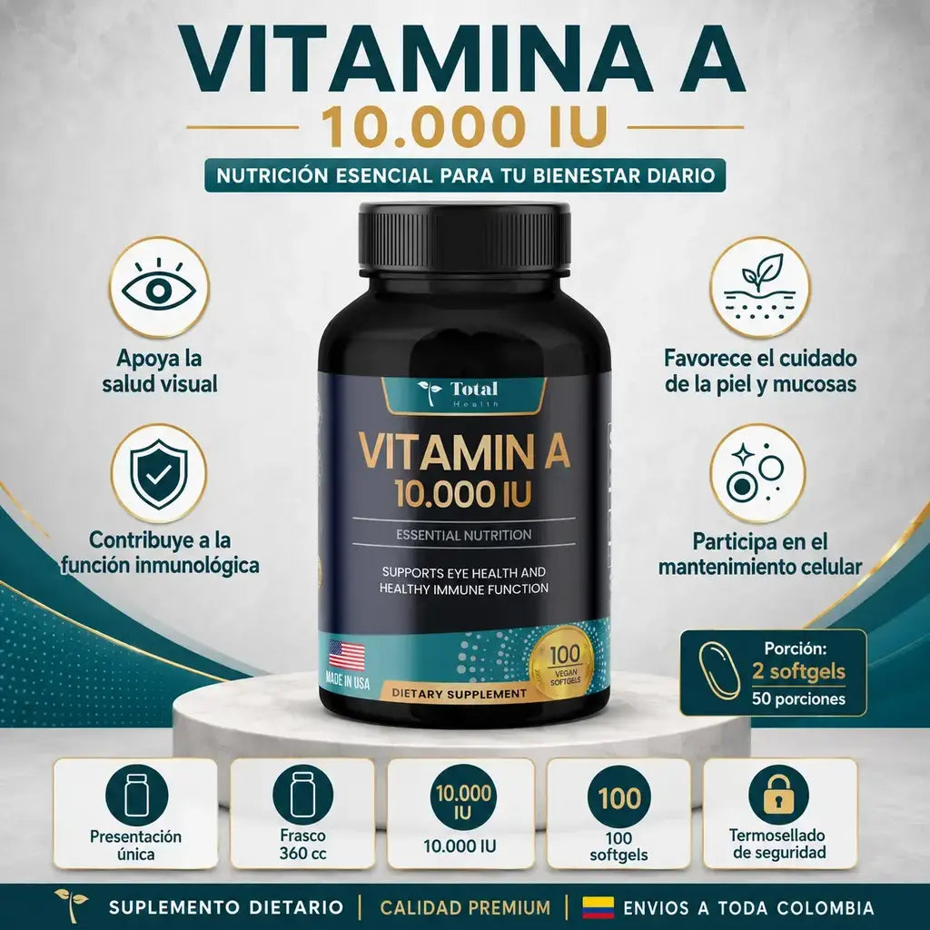 Vitamina A 10.000 IU total health