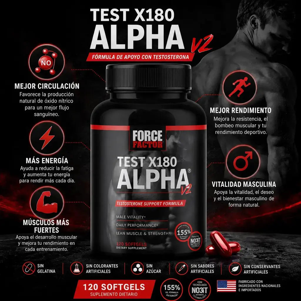 Test X180 Alpha vitalidad masculina