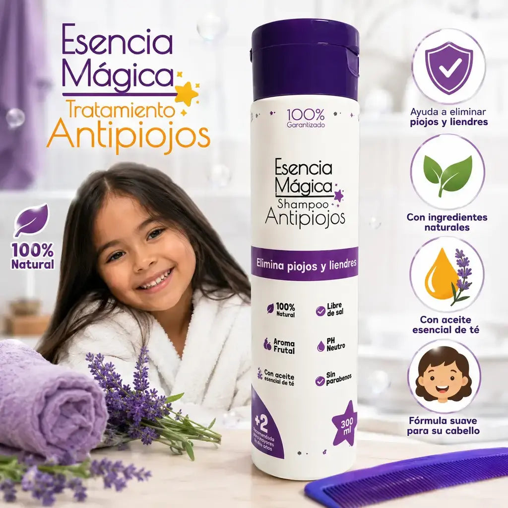 Shampoo tratamiento antipojos