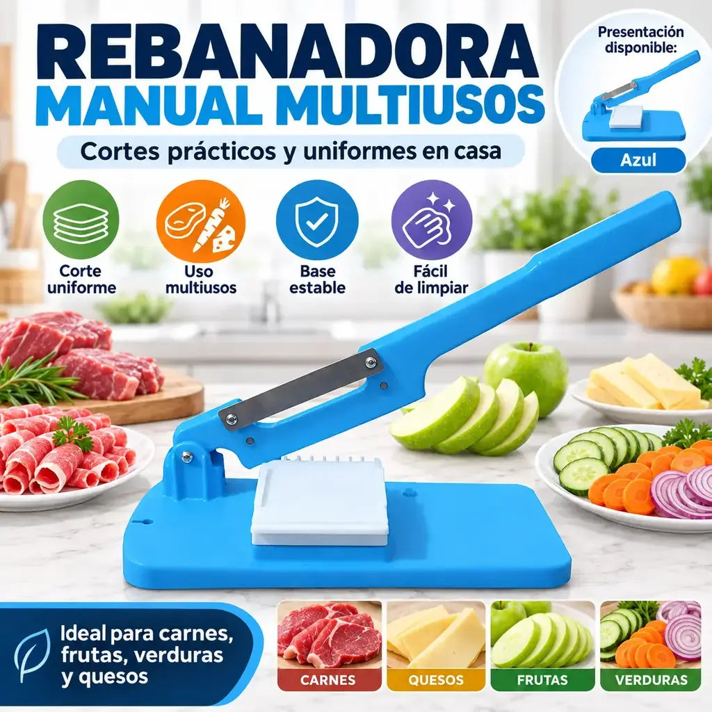 Rebanador manual multiusos