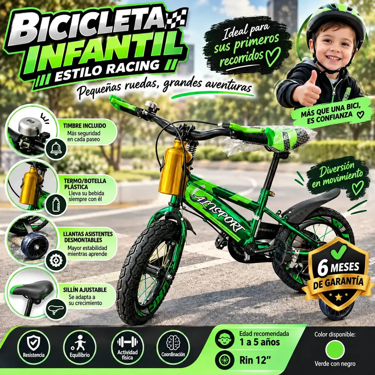 Biciclete metalizada RIN 12