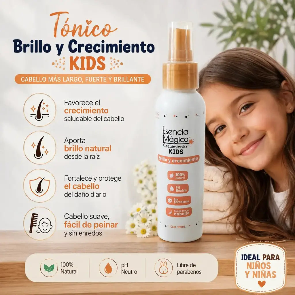 Tónico brillo y crecimiento kids