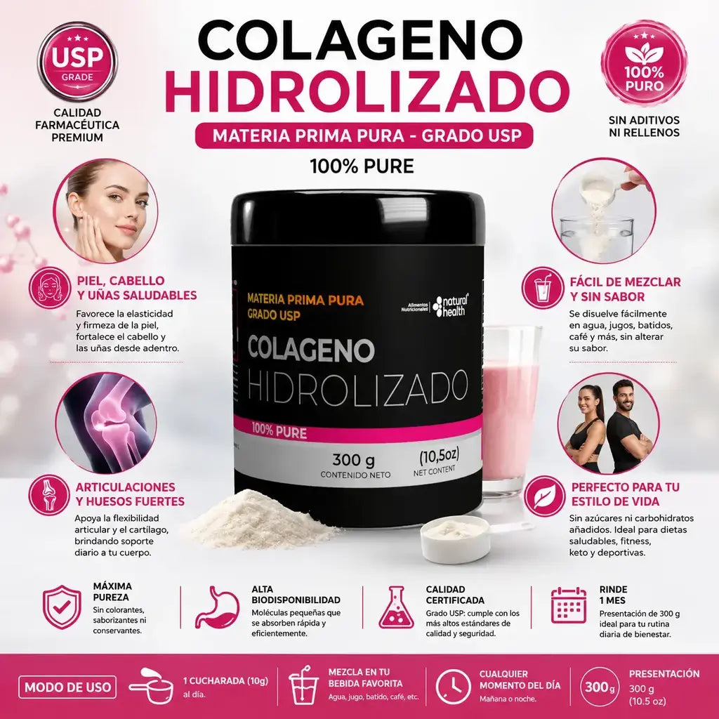Colágeno puro x 300 gr