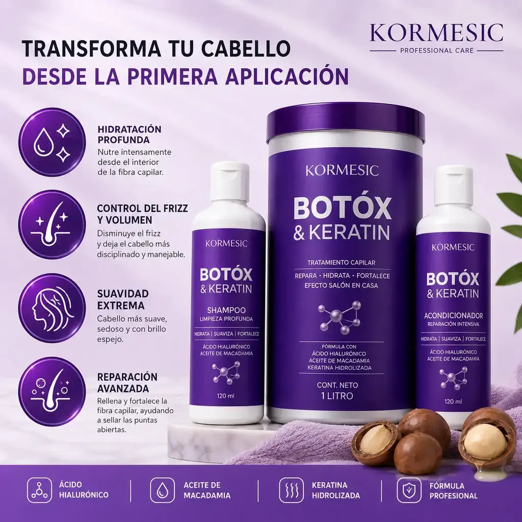 Kit de kerantina botox kormesic