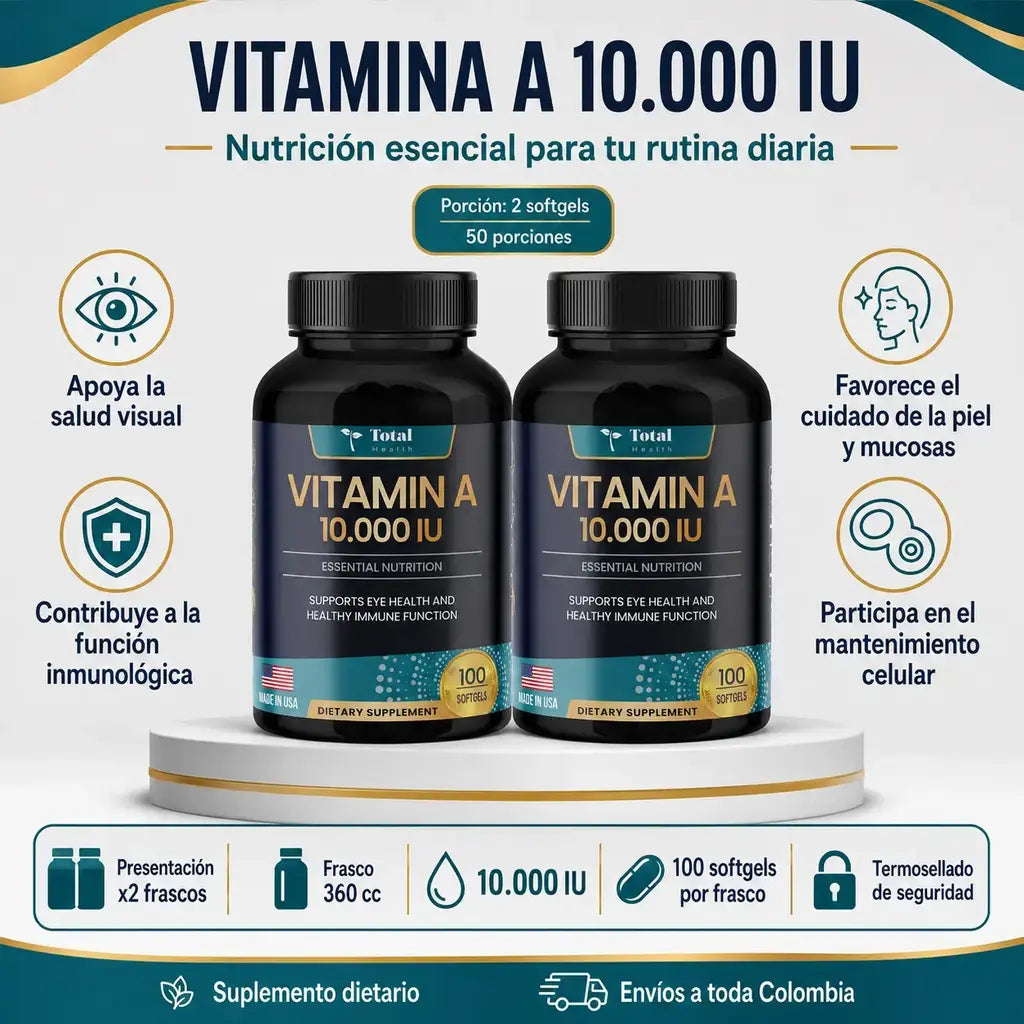 Vitamina A 10.000 IU total health