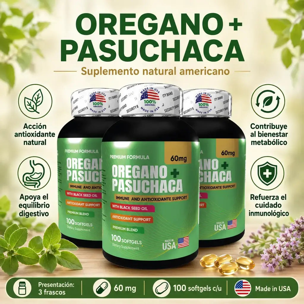 Orégano + pasuchaca americano x 3 und