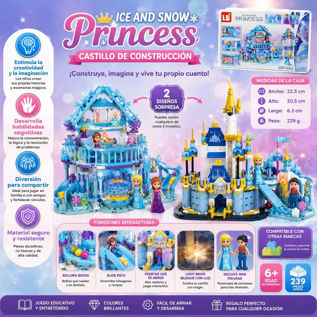 Lego castillo de construcción princesa