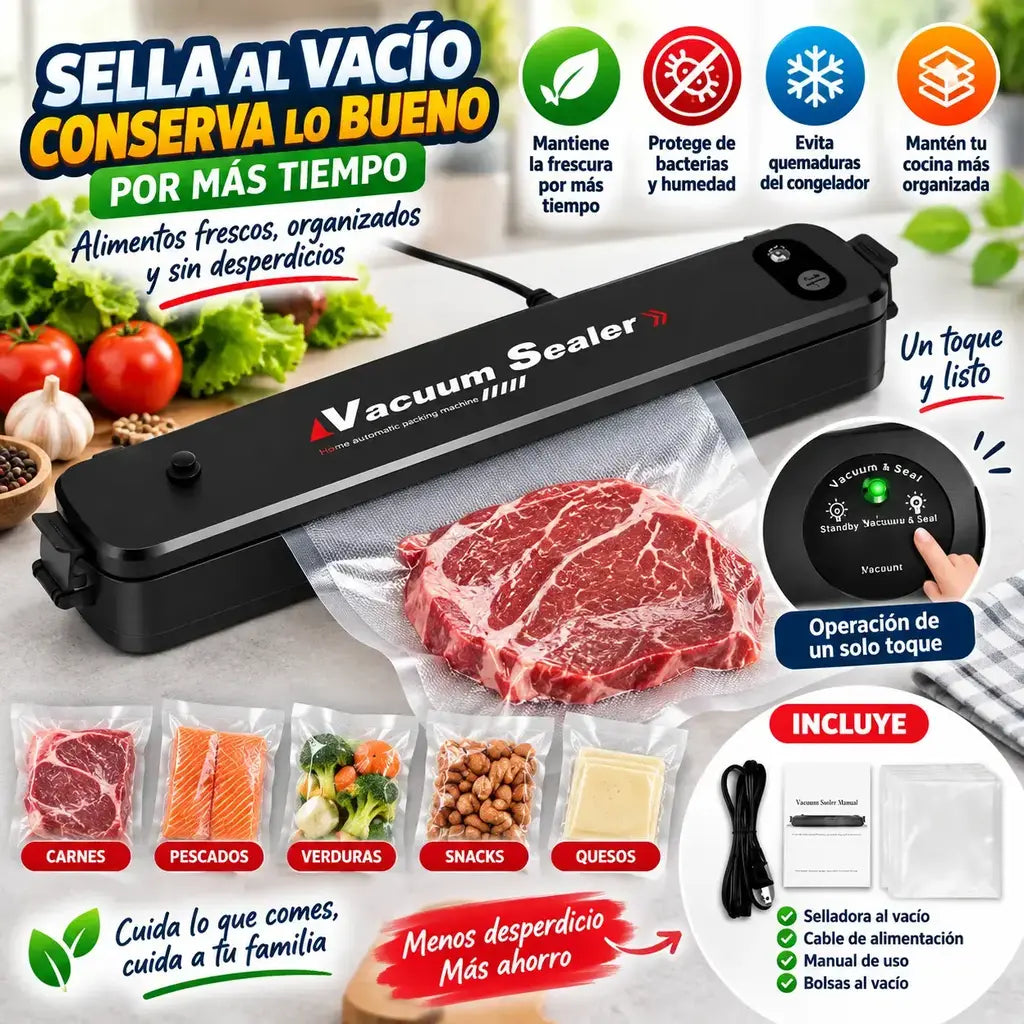 Máquina empacadora selladora al vacio