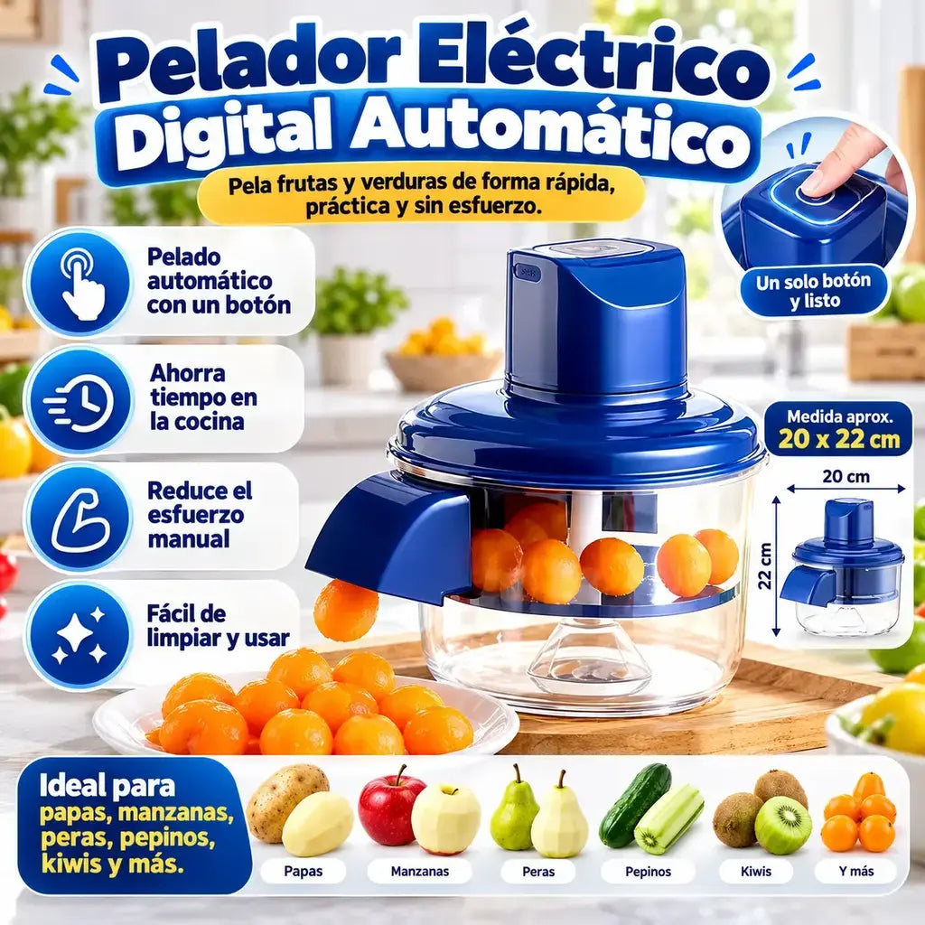 Pelador eléctrico digital atomático