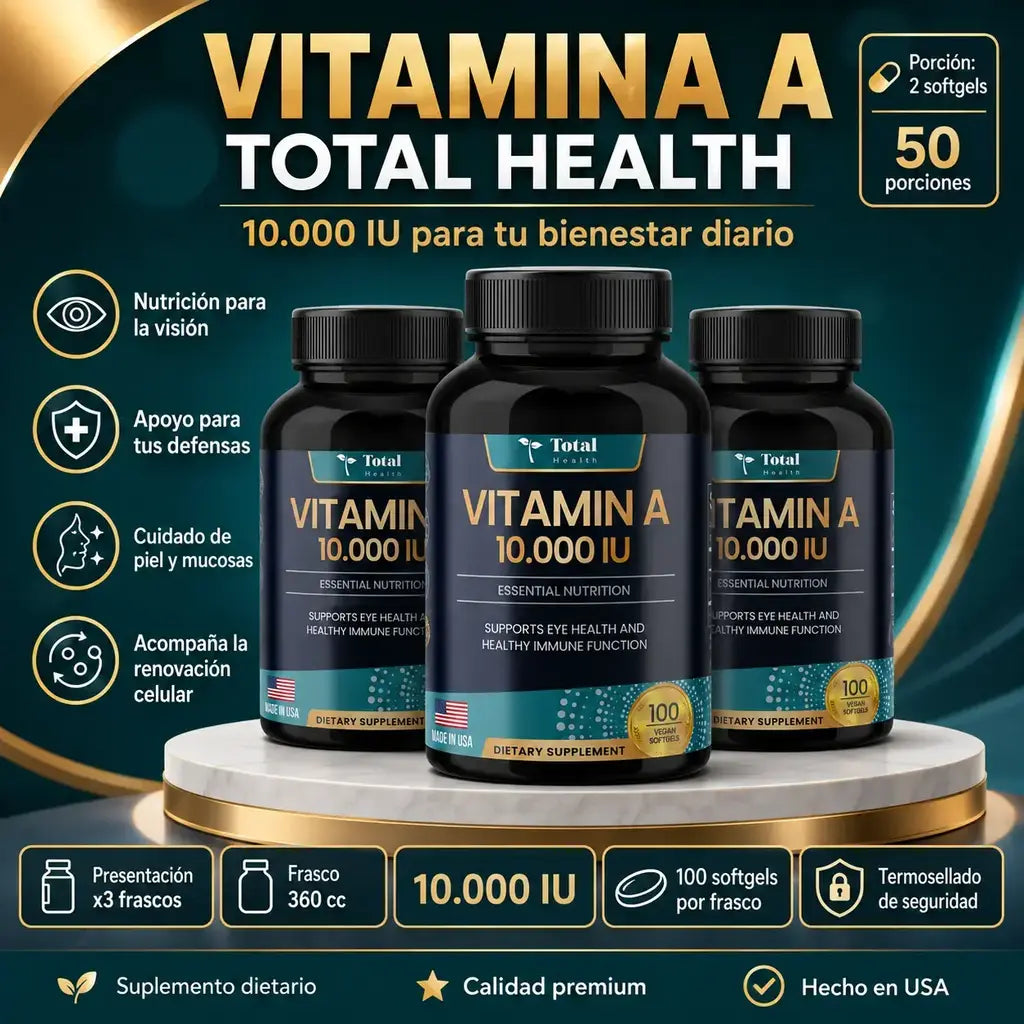 Vitamina A 10.000 IU total health