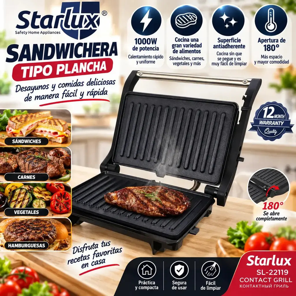 Sandwichera tipo plancha