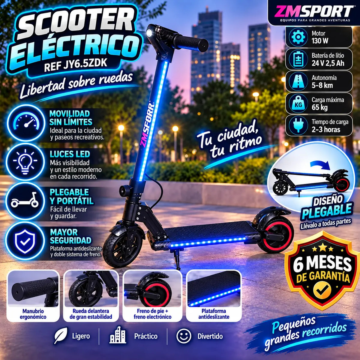 Scooter eléctrico JY-6.5ZDK