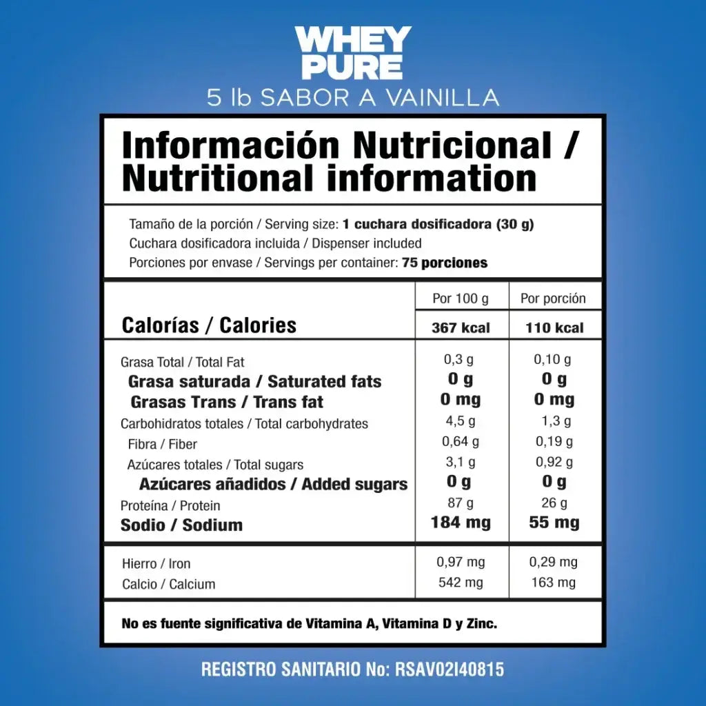 Whey pure 5 LBS