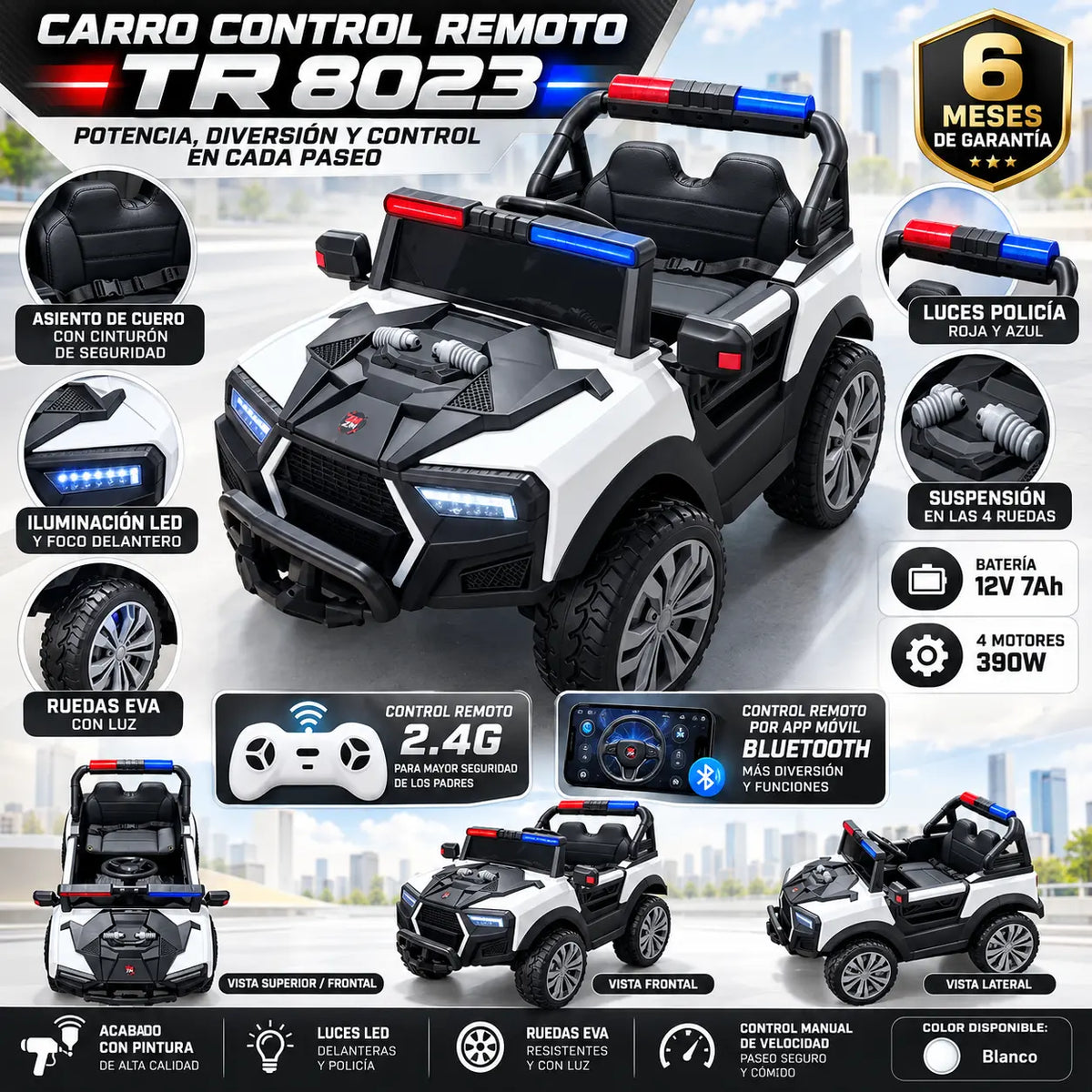 Carro Control Remoto Tr 8023