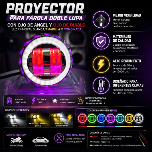 Ojo de diablo  RGB (TB112RGB)