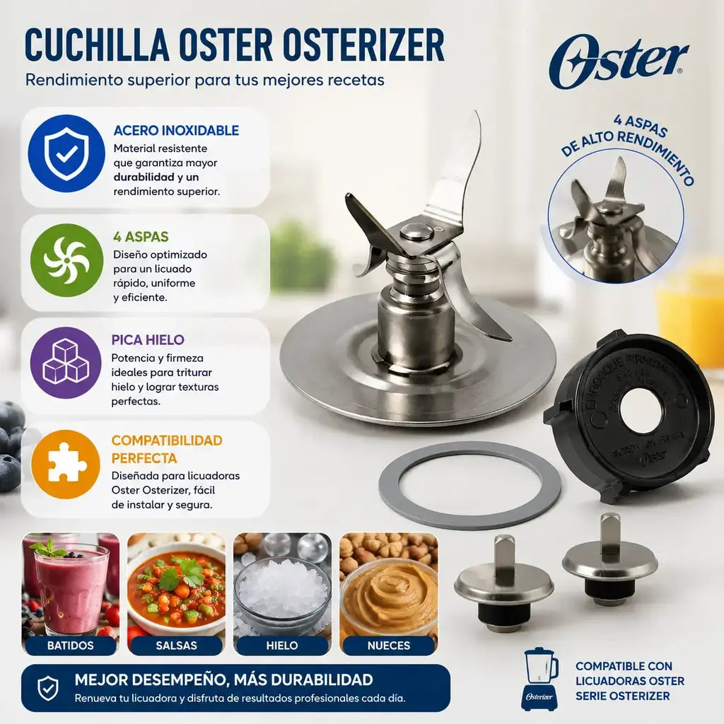 Cuchilla para licuadora oster- osterizer