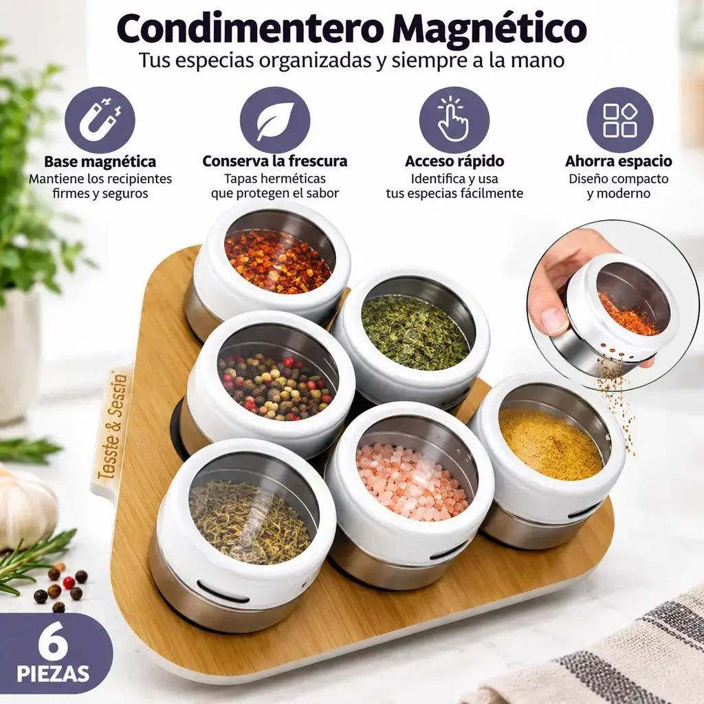 Condimento magnético
