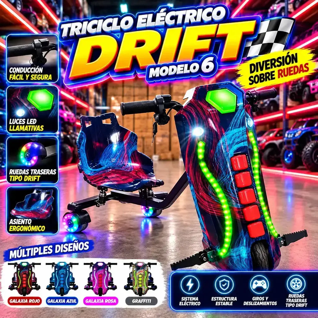 Triciclo eléctrico drift 1905