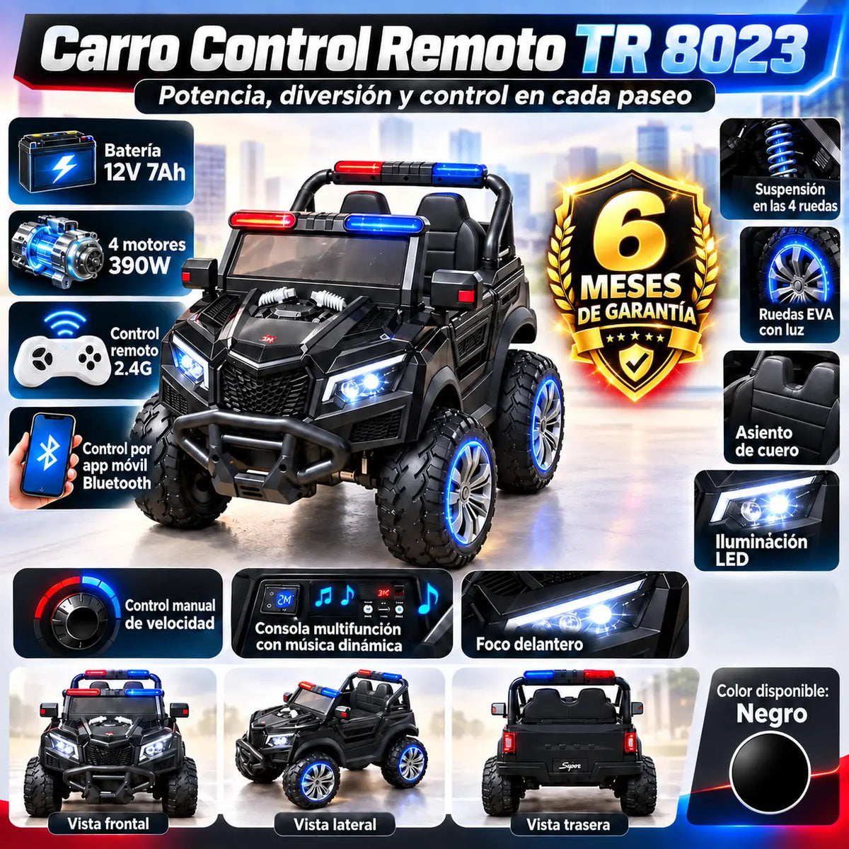 Carro control remoto XMX 803