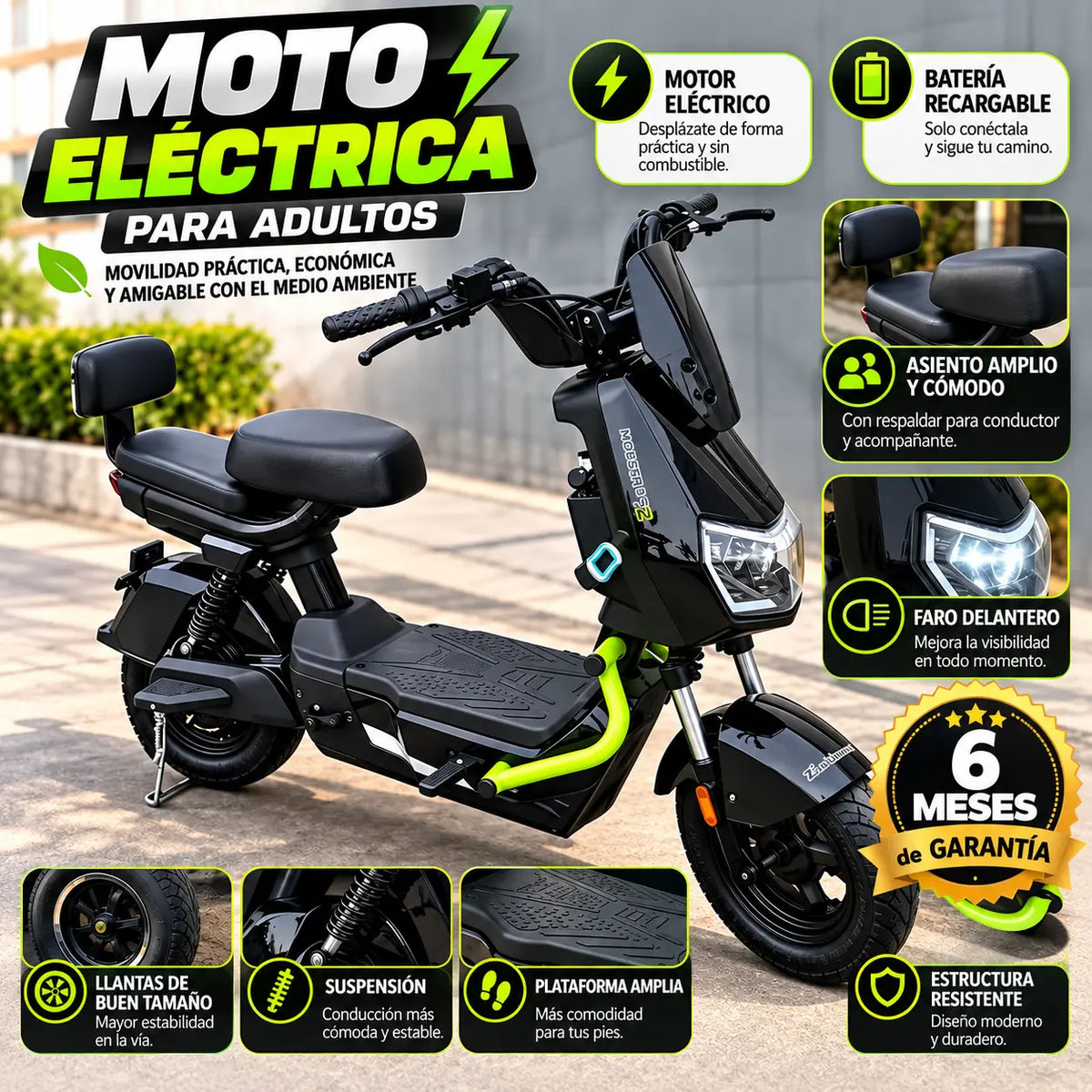 Moto eléctrica ZM