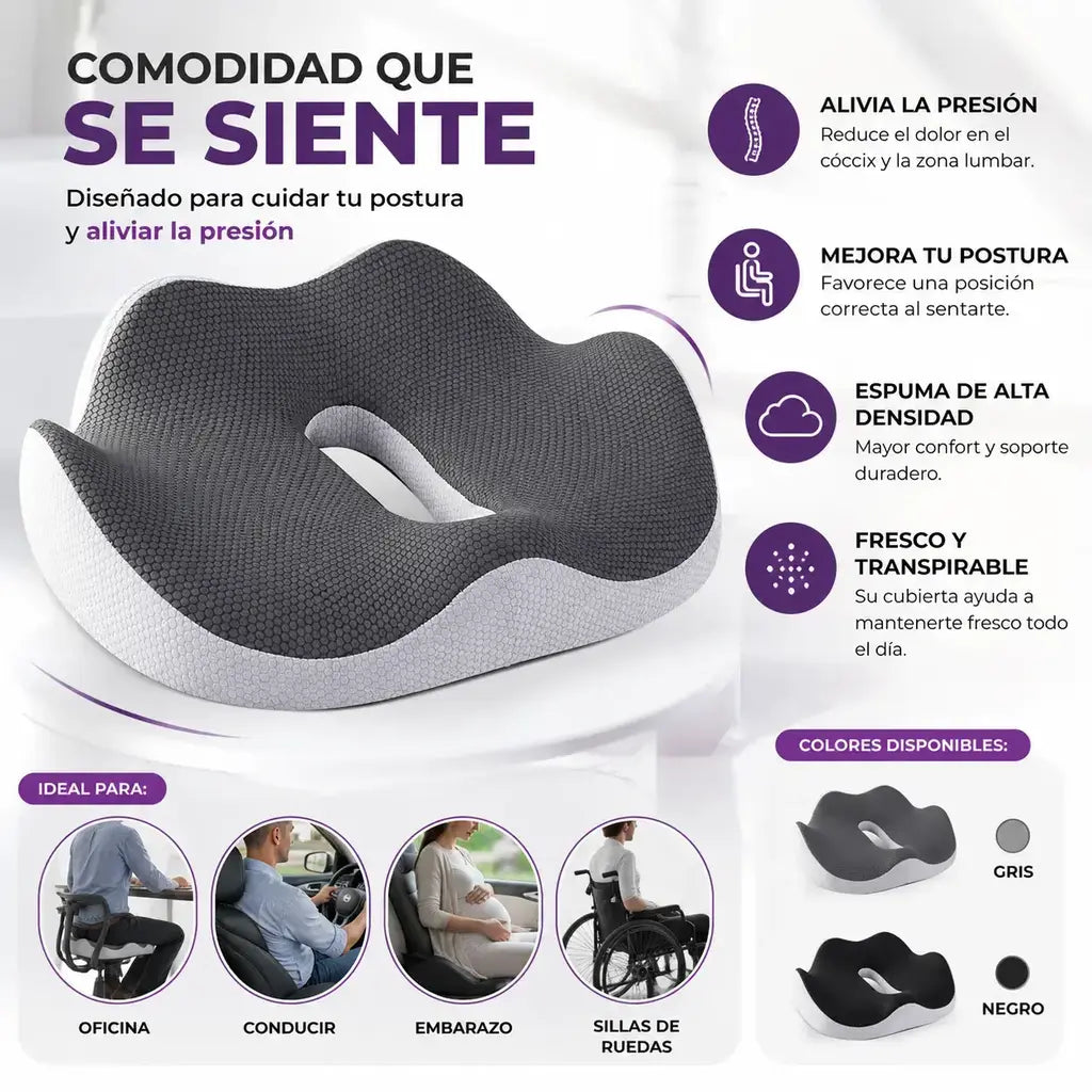 Cojin coxix de espuma