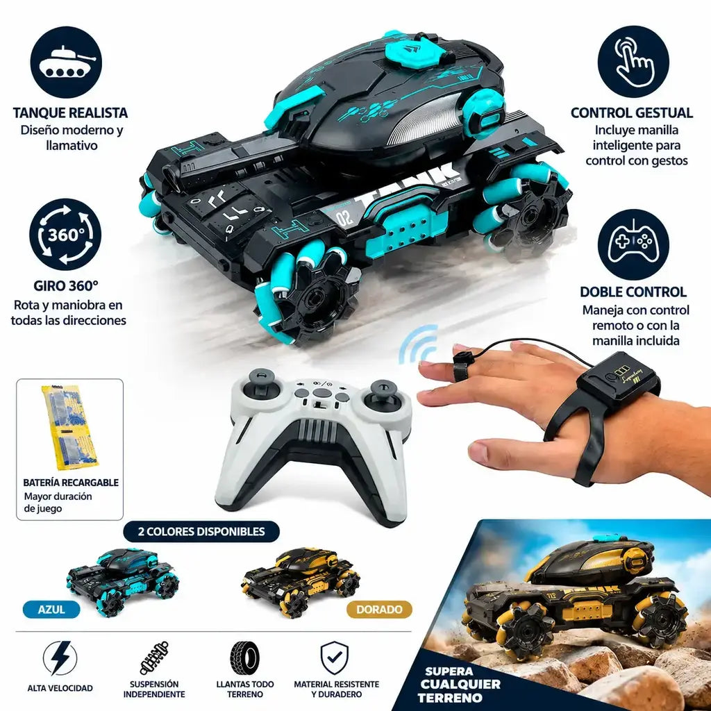 Carro tanque control remoto + manilla