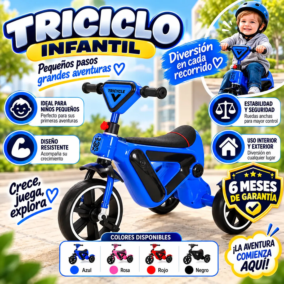 Triciclo infantil