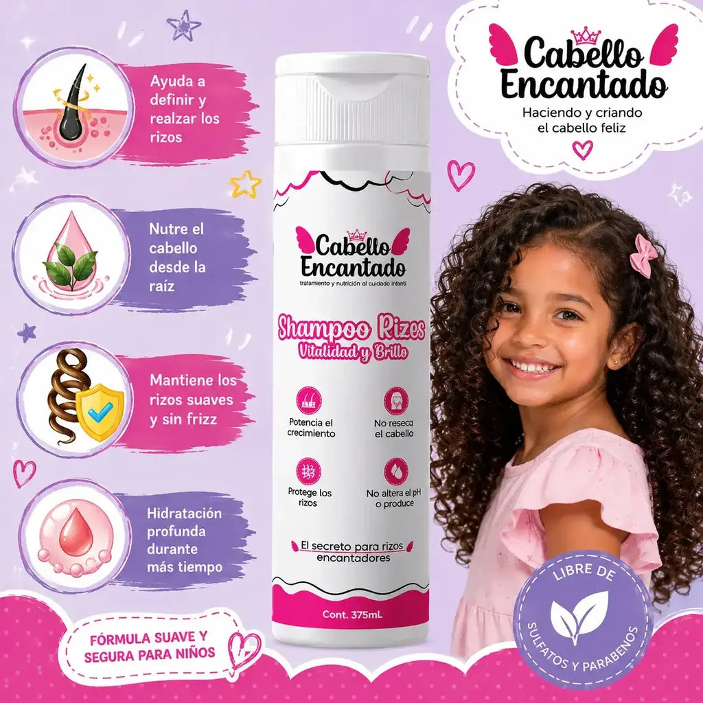 Shampoo cabello rizado