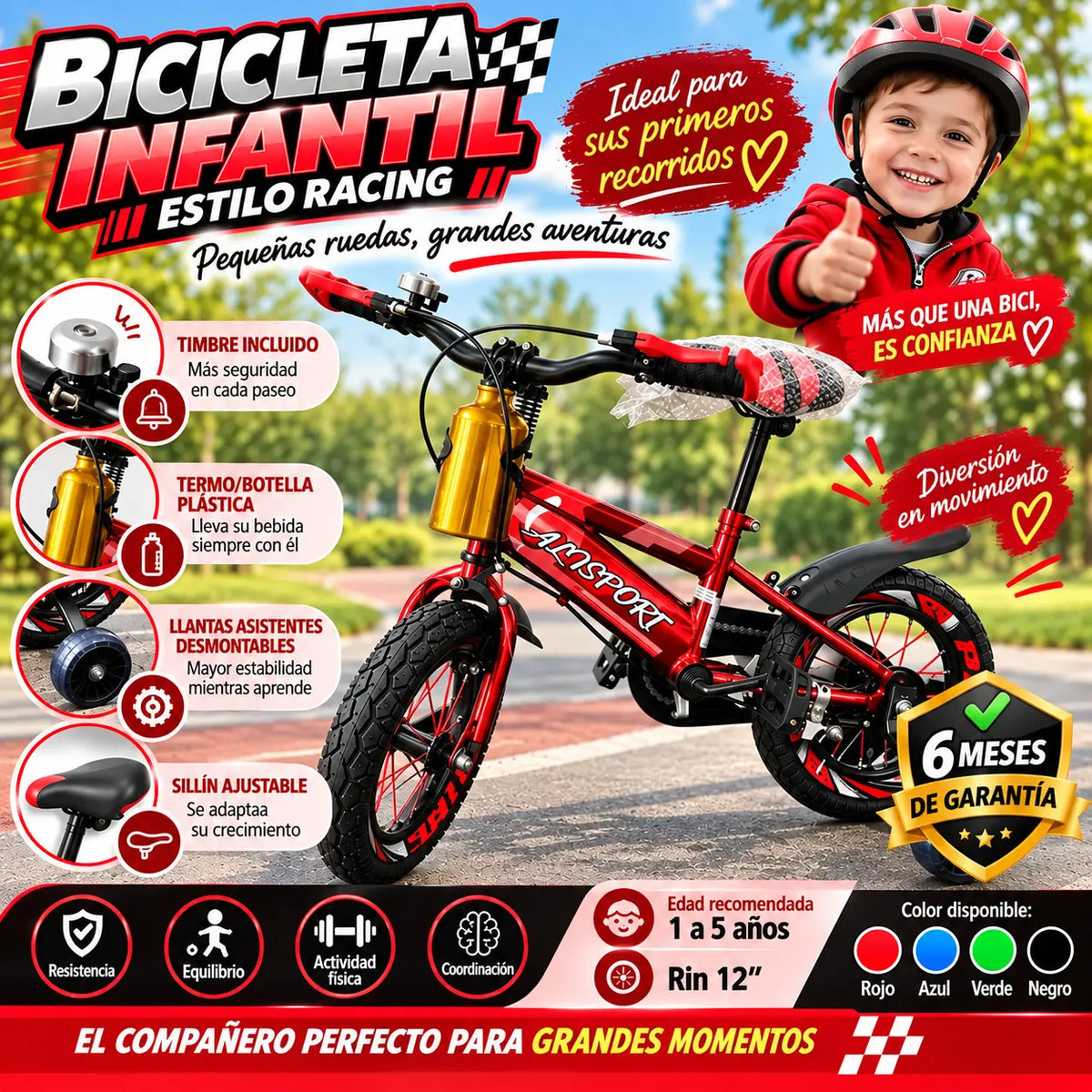 Biciclete metalizada RIN 12