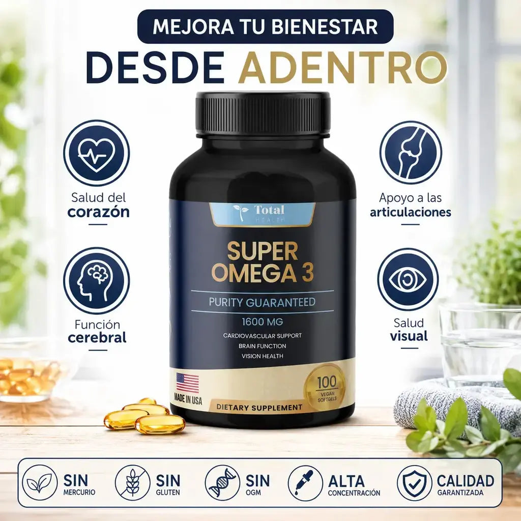 Súper omega 3 total health