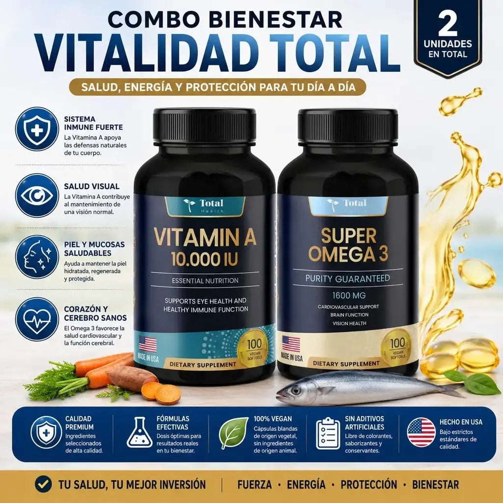 El complemento ideal vitamina + súper omega 3