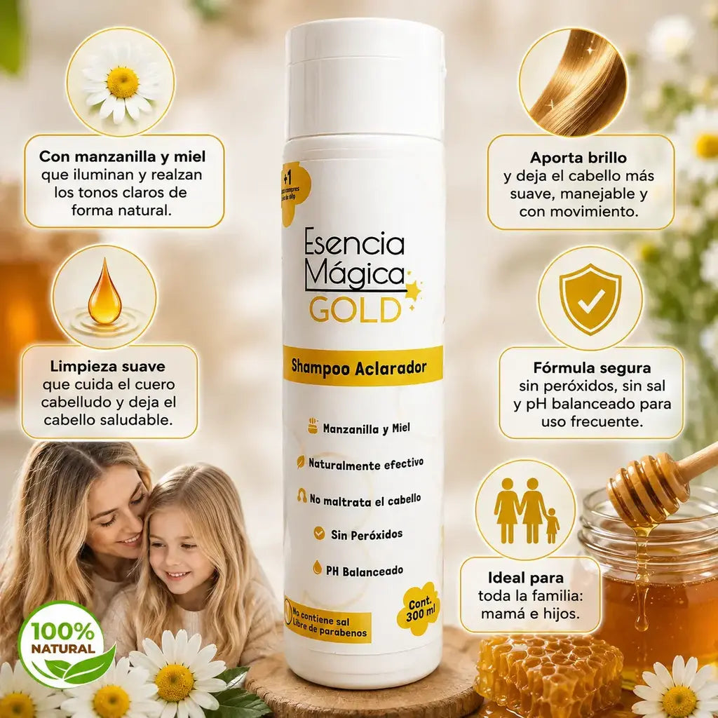 Shampoo aclarador gold esencia mágica