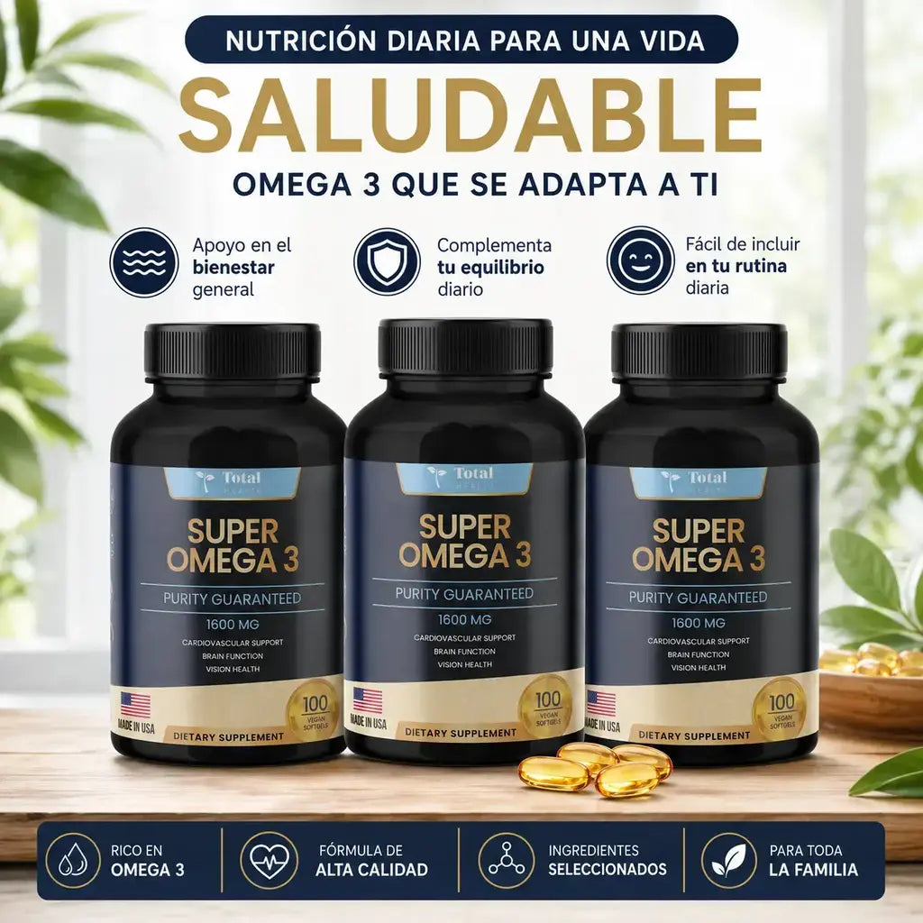 Súper omega 3 total health