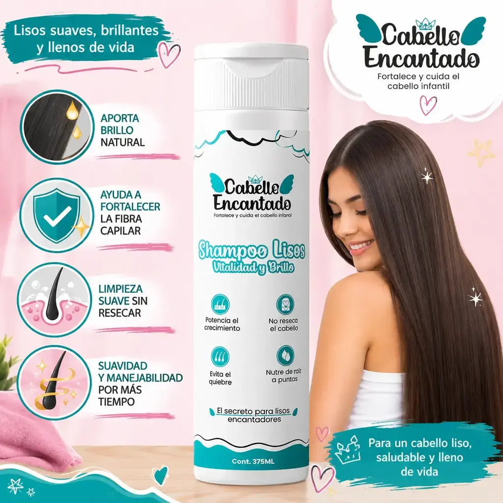 Shampoo cabello liso