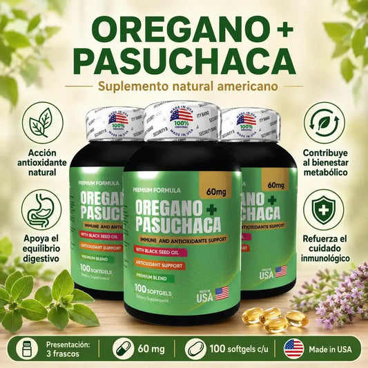 Orégano + pasuchaca americano x 3 und