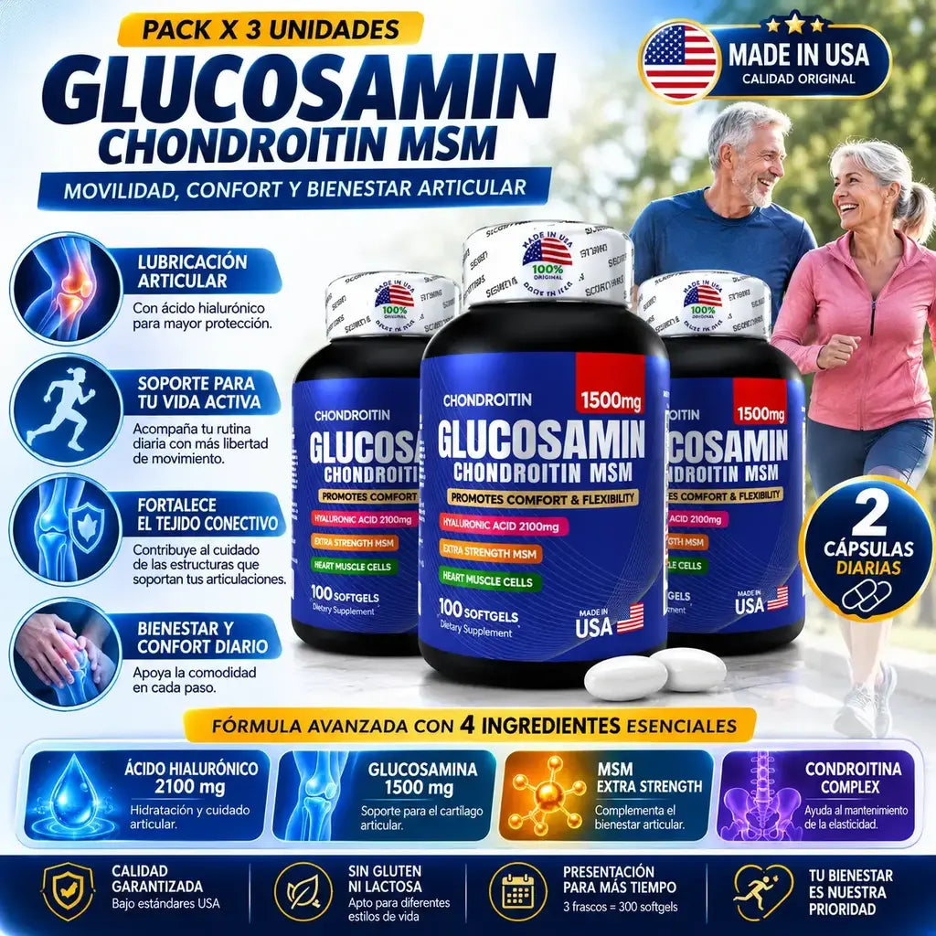 GLUCOSAMINA AMERICANA X 3 UND