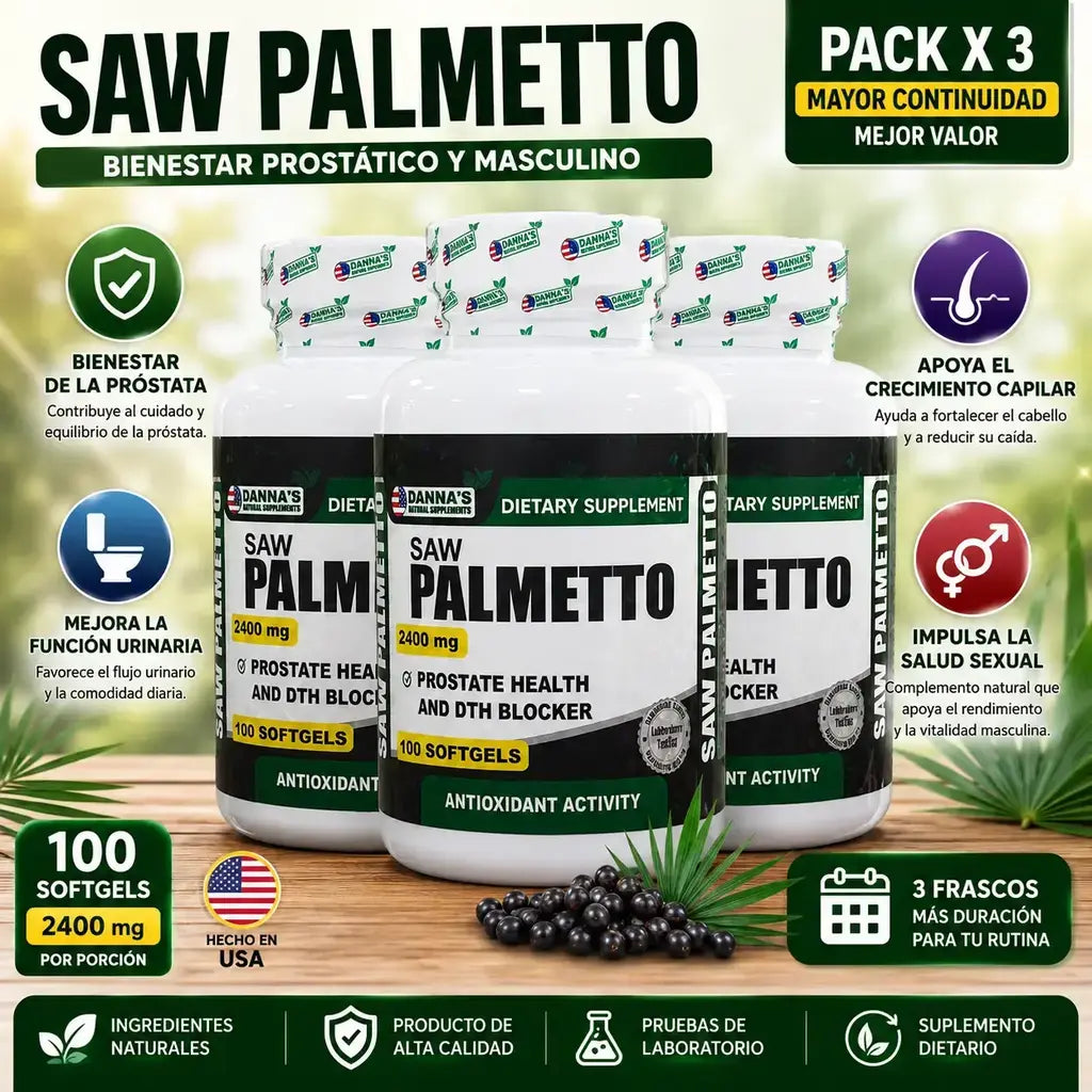 Saw palmetto x 3 unidades