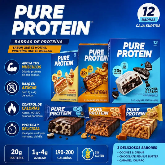 Pure protein barras de proteínas