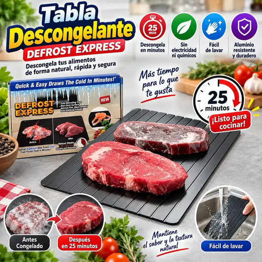 Tabla bandeja descongelante de carnes bandeja defrost